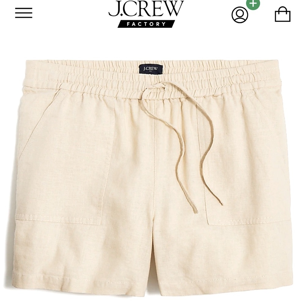 Bundle of J Crew Linen Shorts (2pair)